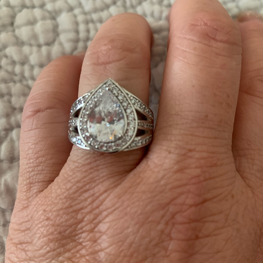 Huge cocktail/wedding ring size 8